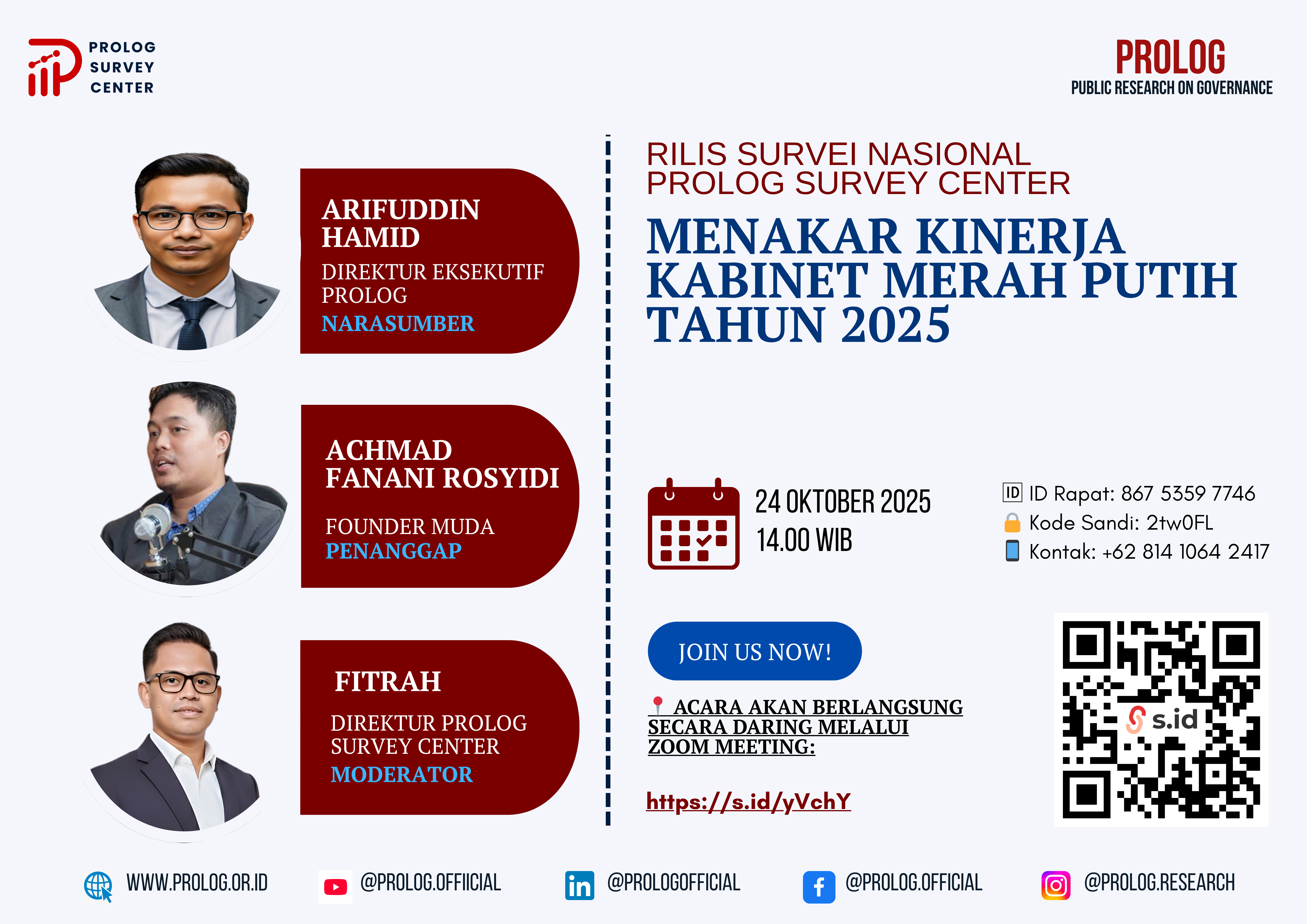 E-Flyer Rilis Kebijakan & Evaluasi Kinerja